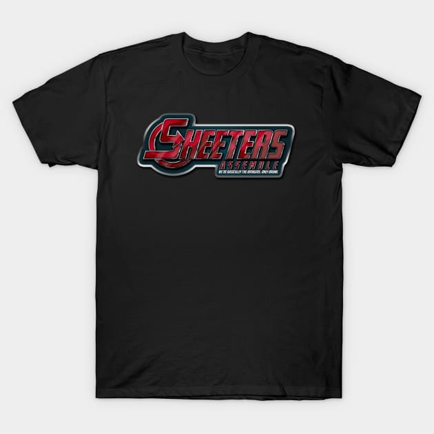 Sheeters Assemble T-Shirt by MagicalMeltdown